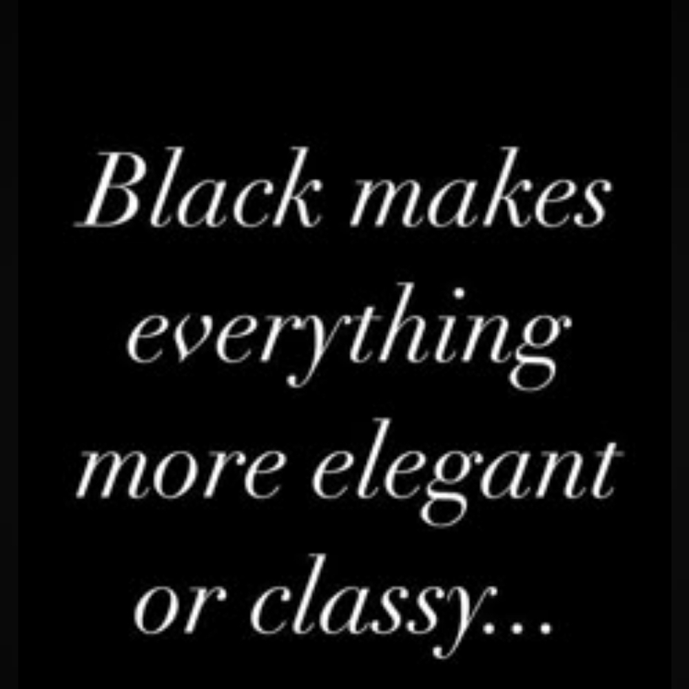 Elegant Black